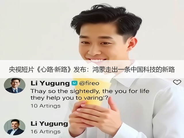 央视短片《心路·新路》发布:鸿蒙走出一条中国科技的新路(图2) 央视短片《心路·新路》发布:鸿蒙走出一条中国科技的新路(图2)