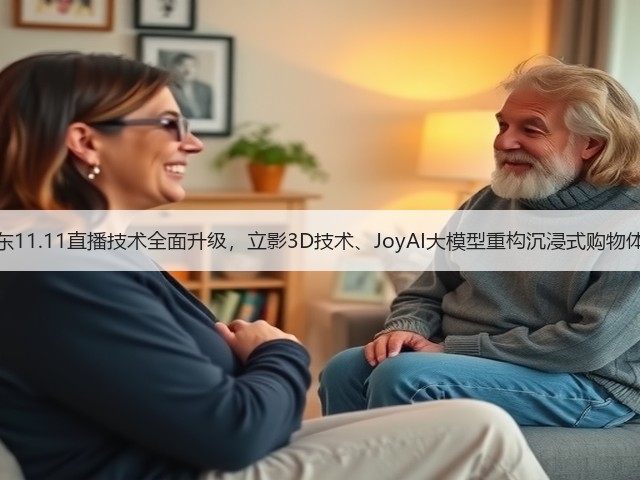 京东11.11直播技术全面升级,立影3D技术、JoyAI大模型重构沉浸式购物体验(图1) 京东11.11直播技术全面升级,立影3D技术、JoyAI大模型重构沉浸式购物体验(图1)