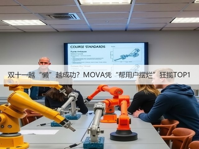 双十一越“懒”越成功?MOVA凭“帮用户摆烂”狂揽TOP1(图2) 双十一越“懒”越成功?MOVA凭“帮用户摆烂”狂揽TOP1(图2)