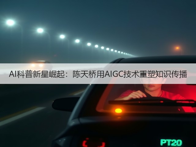 AI科普新星崛起:陈天桥用AIGC技术重塑知识传播(图2) AI科普新星崛起:陈天桥用AIGC技术重塑知识传播(图2)