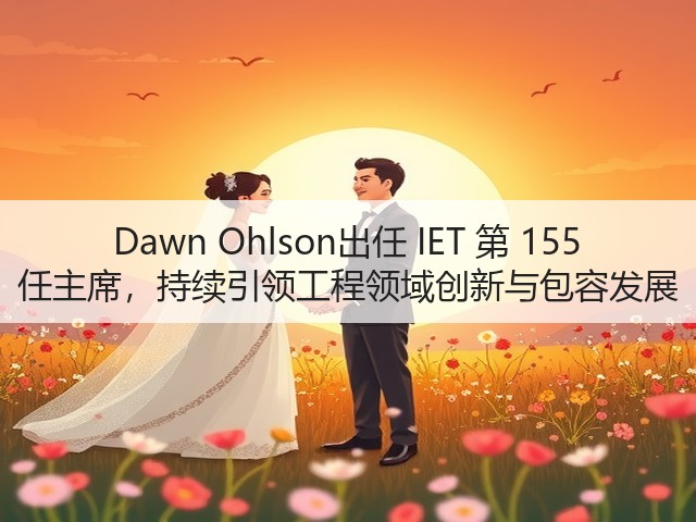 Dawn Ohlson出任 IET 第 155 任主席,持续引领工程领域创新与包容发展(图1) Dawn Ohlson出任 IET 第 155 任主席,持续引领工程领域创新与包容发展(图1)