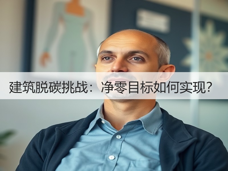建筑脱碳挑战：净零目标如何实现？