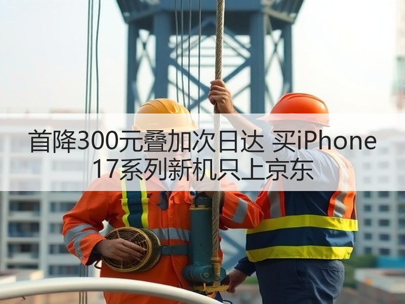 首降300元叠加次日达 买iPhone 17系列新机只上京东