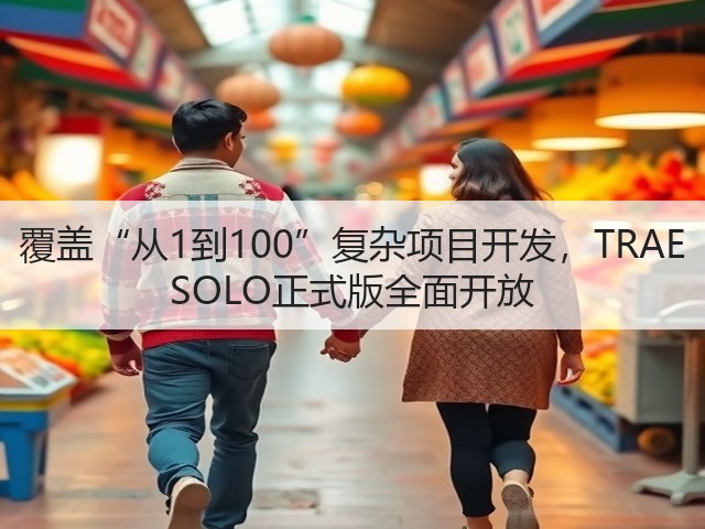 覆盖“从1到100”复杂项目开发,TRAE SOLO正式版全面开放(图3) 覆盖“从1到100”复杂项目开发,TRAE SOLO正式版全面开放(图3)