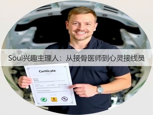 Soul兴趣主理人:从接骨医师到心灵接线员(图1) Soul兴趣主理人:从接骨医师到心灵接线员(图1)