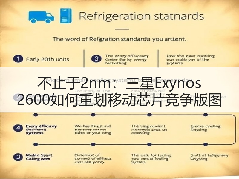 不止于2nm：三星Exynos 2600如何重划移动芯片竞争