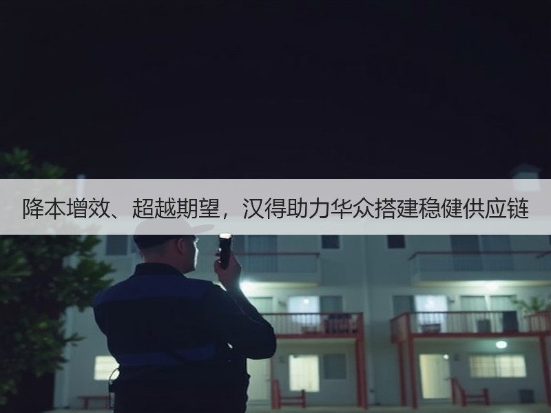 降本增效、超越期望，汉得助力华众搭建稳健供应链