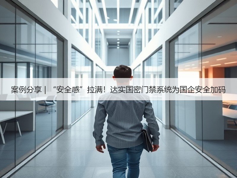 案例分享 | “安全感”拉满！达实国密门禁系统为国企安全加码