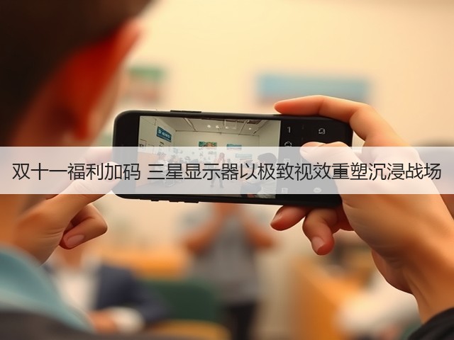双十一福利加码 三星显示器以极致视效重塑沉浸战场(图1)