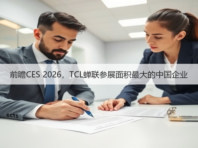 前瞻CES 2026,TCL蝉联参展面积最大的中国企业(图3) 前瞻CES 2026,TCL蝉联参展面积最大的中国企业(图3)