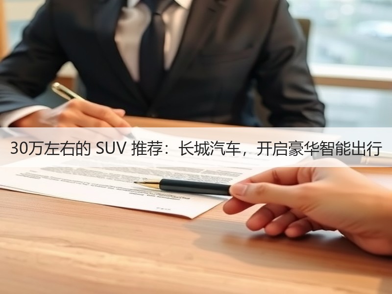 30万左右的 SUV 推荐：长城汽车，开启豪华智能出行
