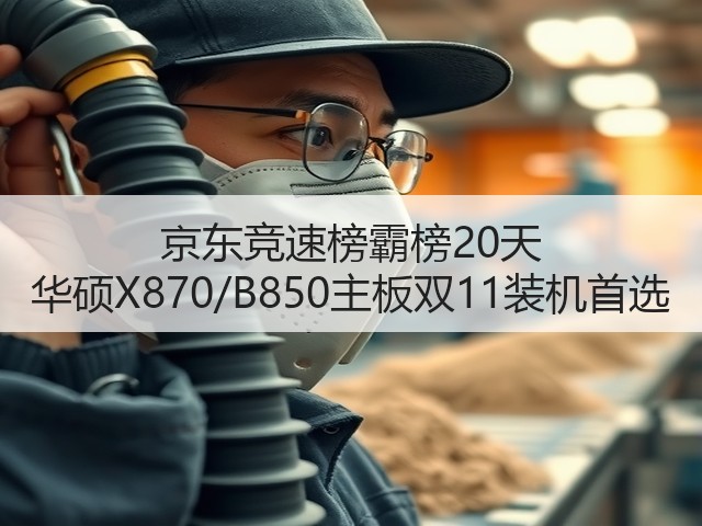 京东竞速榜霸榜20天 华硕X870/B850主板双11装机首选(图2)