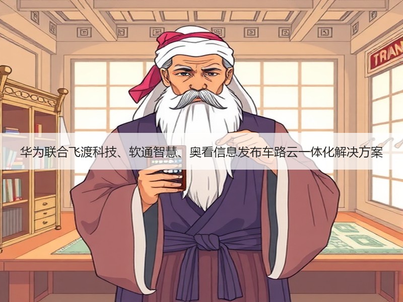 华为联合飞渡科技、软通智慧、奥看信息发布车路云一体化解决方案