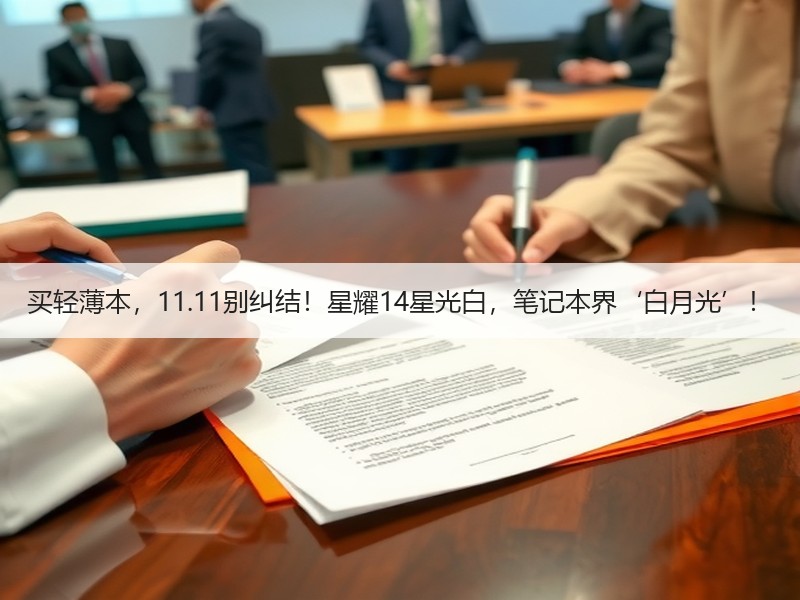 买轻薄本，11.11别纠结！星耀14星光白，笔记本界‘白月光