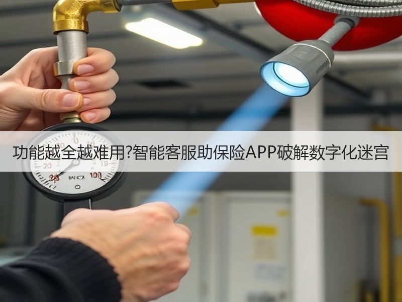 功能越全越难用?智能客服助保险APP破解数字化迷宫