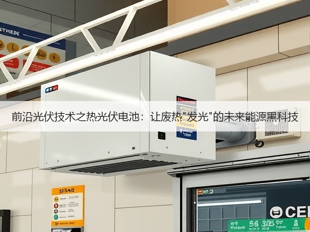 前沿光伏技术之热光伏电池:让废热发光的未来能源黑科技(图2) 前沿光伏技术之热光伏电池:让废热发光的未来能源黑科技(图2)