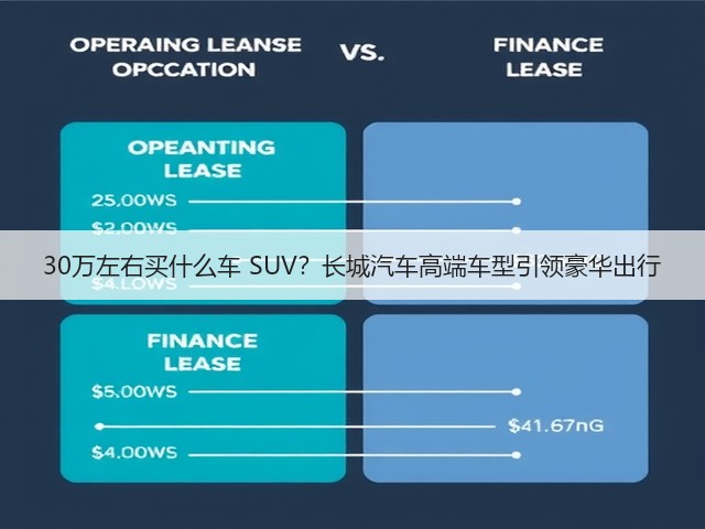 30万左右买什么车 SUV？长城汽车高端车型引领豪华出行(图3)