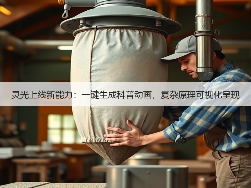 灵光上线新能力：一键生成科普动画，复杂原理可视化呈现