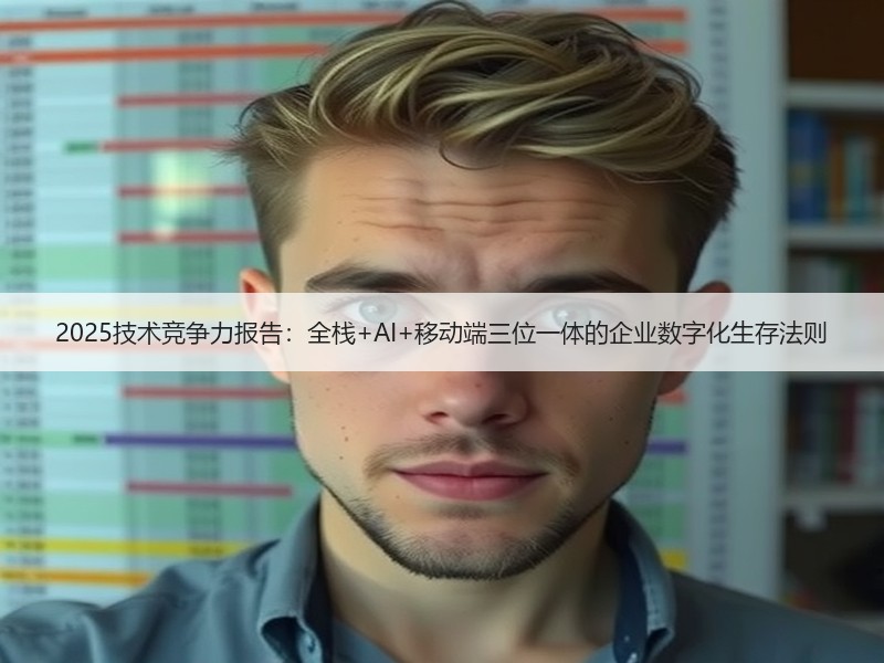 2025技术竞争力报告：全栈+AI+移动端三位一体的企业数字