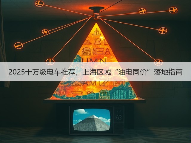 2025十万级电车推荐,上海区域“油电同价”落地指南(图1) 2025十万级电车推荐,上海区域“油电同价”落地指南(图1)