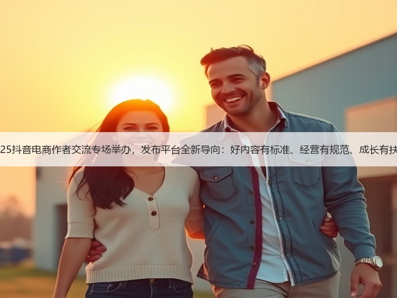 2025抖音电商作者交流专场举办，发布平台全新导向：好内容有