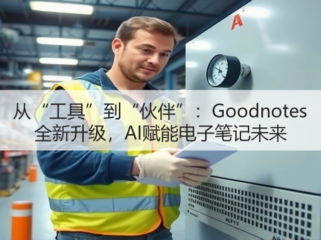 从“工具”到“伙伴”:Goodnotes 全新升级,AI赋能电子笔记未来(图1) 从“工具”到“伙伴”:Goodnotes 全新升级,AI赋能电子笔记未来(图1)