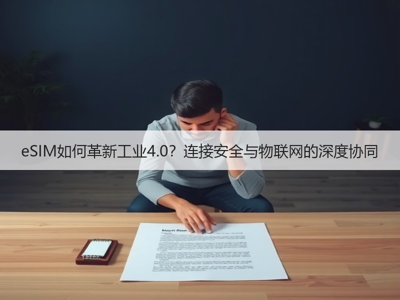 eSIM如何革新工业4.0？连接安全与物联网的深度协同
