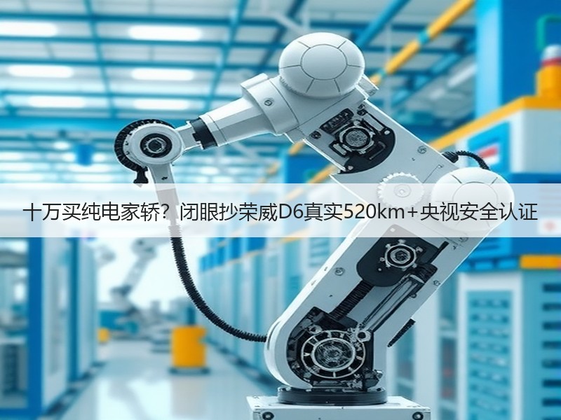 十万买纯电家轿？闭眼抄荣威D6真实520km+央视安全认证