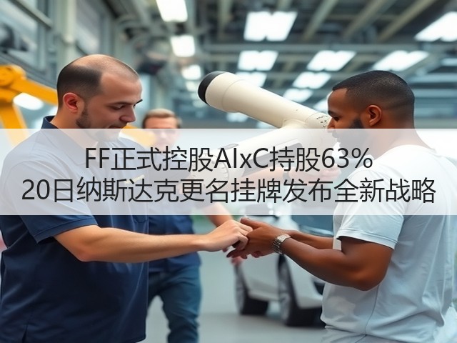 FF正式控股AIxC持股63% 20日纳斯达克更名挂牌发布全新战略(图1)