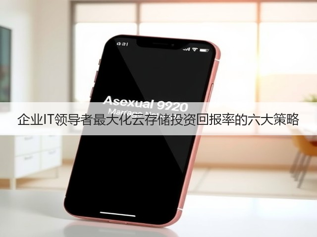 企业IT领导者最大化云存储投资回报率的六大策略(图3) 企业IT领导者最大化云存储投资回报率的六大策略(图3)