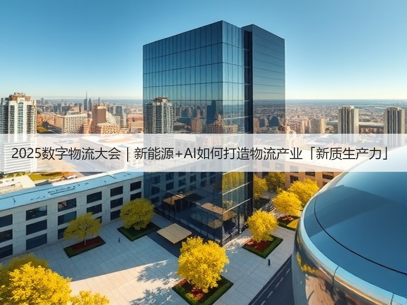 2025数字物流大会｜新能源+AI如何打造物流产业「新质生产