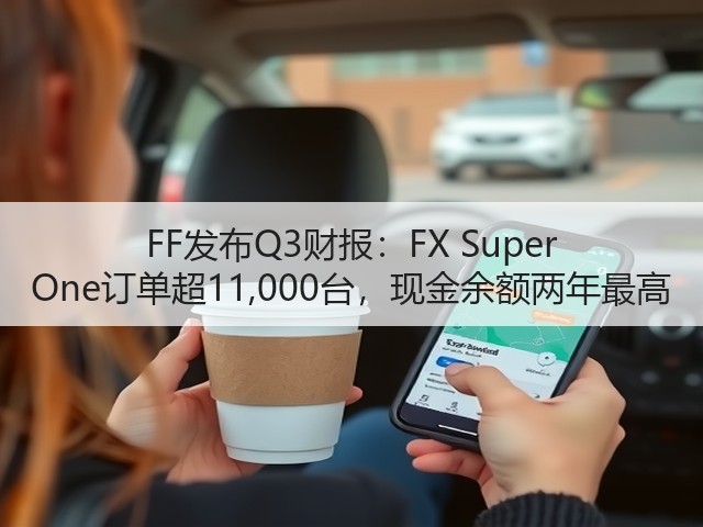 FF发布Q3财报:FX Super One订单超11,000台,现金余额两年最高(图1) FF发布Q3财报:FX Super One订单超11,000台,现金余额两年最高(图1)