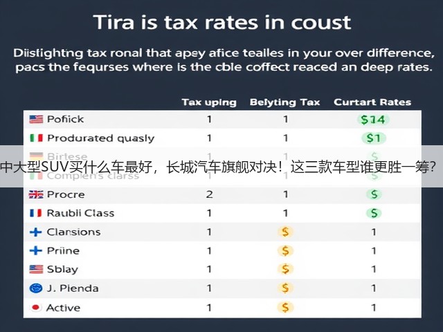 中大型SUV买什么车最好，长城汽车旗舰对决！这三款车型谁更胜一筹？(图2)