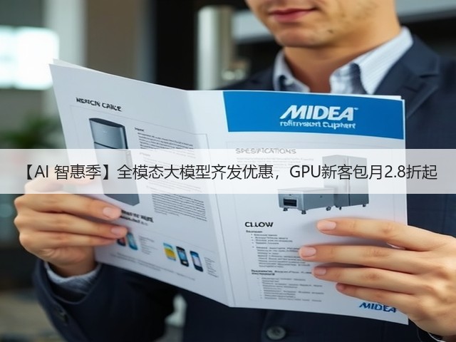 【AI 智惠季】全模态大模型齐发优惠，GPU新客包月2.8折起(图2)