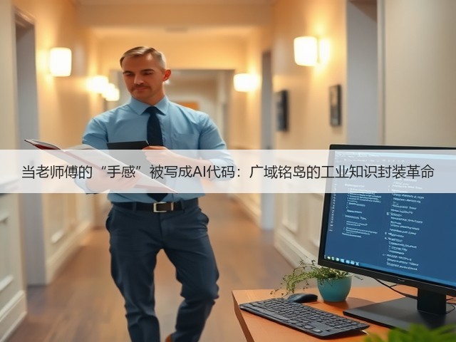 当老师傅的“手感”被写成AI代码：广域铭岛的工业知识封装革命(图1)