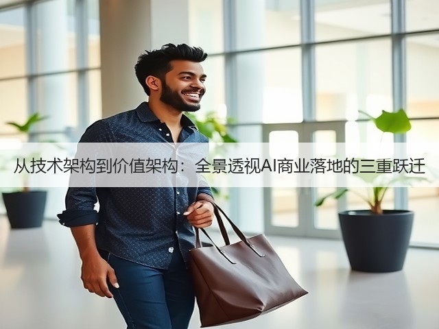 从技术架构到价值架构:全景透视AI商业落地的三重跃迁(图2) 从技术架构到价值架构:全景透视AI商业落地的三重跃迁(图2)