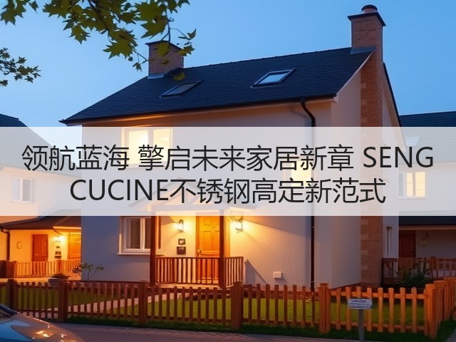 领航蓝海 擎启未来家居新章 SENG CUCINE不锈钢高定新范式(图2) 领航蓝海 擎启未来家居新章 SENG CUCINE不锈钢高定新范式(图2)