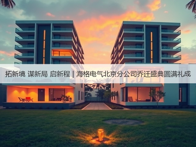 拓新境 谋新局 启新程 | 海格电气北京分公司乔迁盛典圆满礼成(图1) 拓新境 谋新局 启新程 | 海格电气北京分公司乔迁盛典圆满礼成(图1)