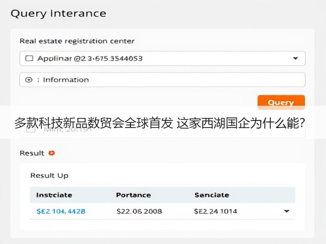 多款科技新品数贸会全球首发 这家西湖国企为什么能?(图1) 多款科技新品数贸会全球首发 这家西湖国企为什么能?(图1)