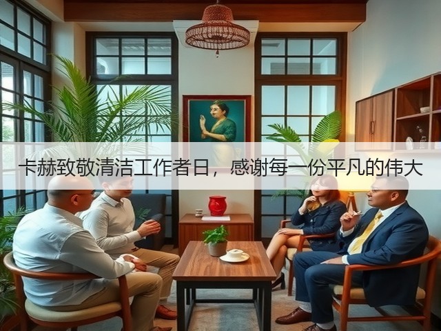 卡赫致敬清洁工作者日，感谢每一份平凡的伟大(图2)