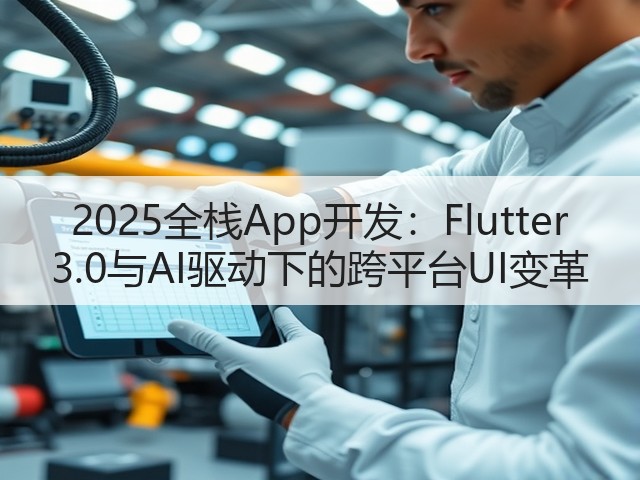 2025全栈App开发:Flutter 3.0与AI驱动下的跨平台UI变革(图1) 2025全栈App开发:Flutter 3.0与AI驱动下的跨平台UI变革(图1)