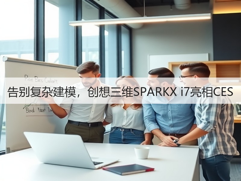 告别复杂建模，创想三维SPARKX i7亮相CES