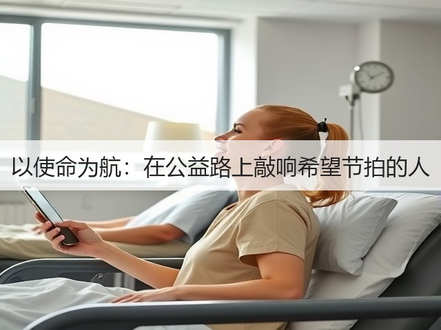 以使命为航：在公益路上敲响希望节拍的人(图2)