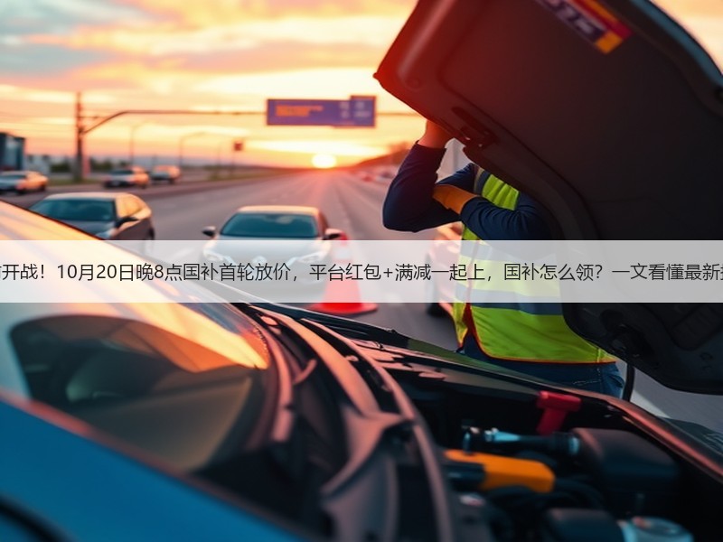 双十一提前开战！10月20日晚8点国补首轮放价，平台红包+满
