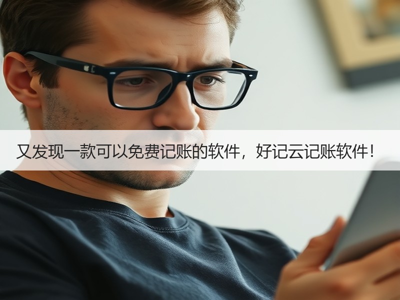 又发现一款可以免费记账的软件，好记云记账软件！
