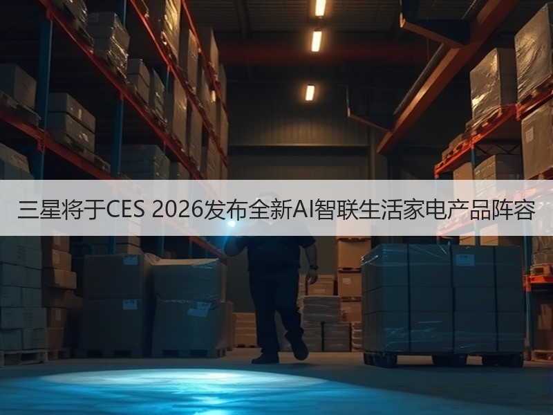 三星将于CES 2026发布全新AI智联生活家电产品阵容