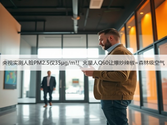 央视实测人脸PM2.5仅35μg/m³!火星人Q60让爆炒辣椒=森林级空气(图3) 央视实测人脸PM2.5仅35μg/m³!火星人Q60让爆炒辣椒=森林级空气(图3)