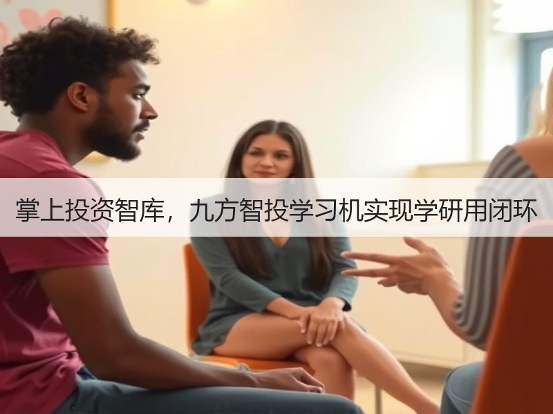 掌上投资智库，九方智投学习机实现学研用闭环