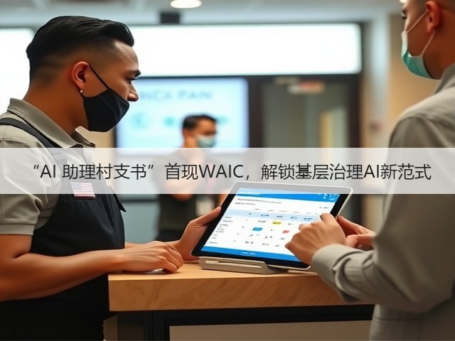 “AI 助理村支书”首现WAIC,解锁基层治理AI新范式(图3) “AI 助理村支书”首现WAIC,解锁基层治理AI新范式(图3)
