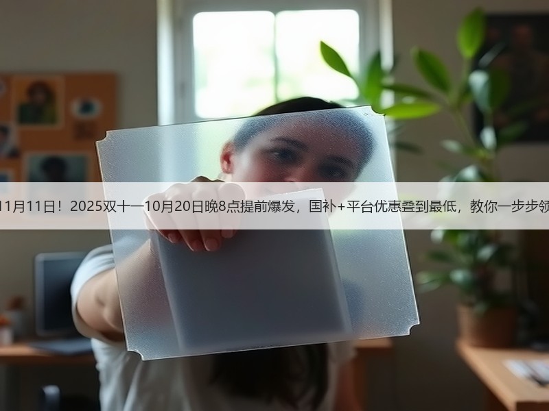 别等11月11日！2025双十一10月20日晚8点提前爆发，